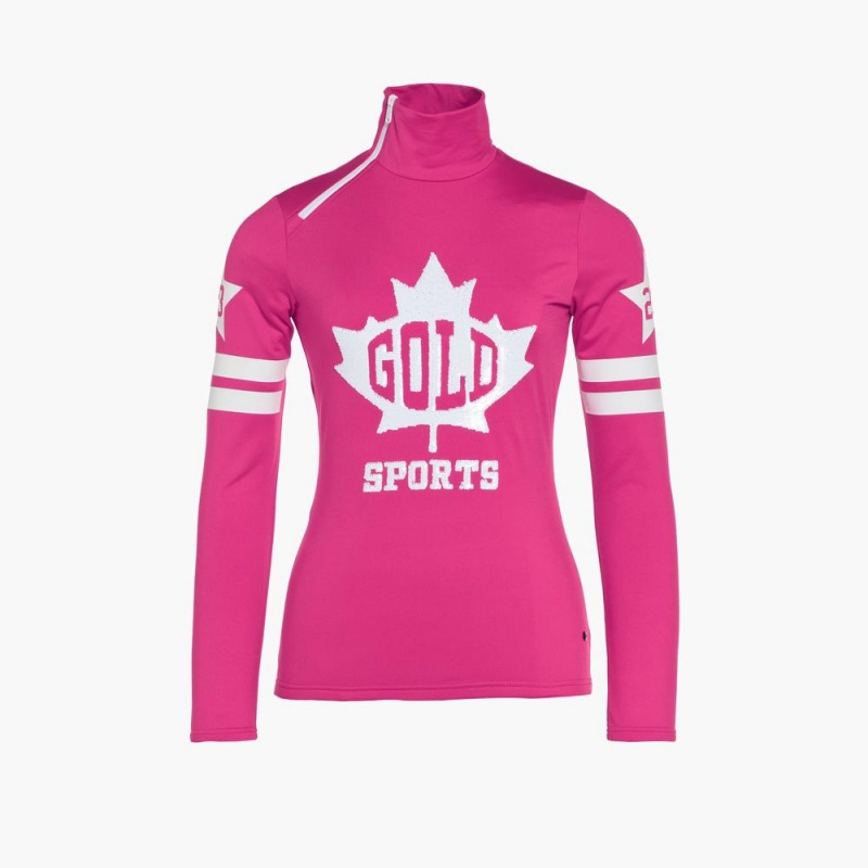 Ski Pully Goldbergh MAPLE LEAF Ruzove | 947862-YWN