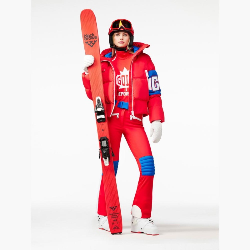 Ski Pully Goldbergh MAPLE LEAF Červené | 043691-TJE