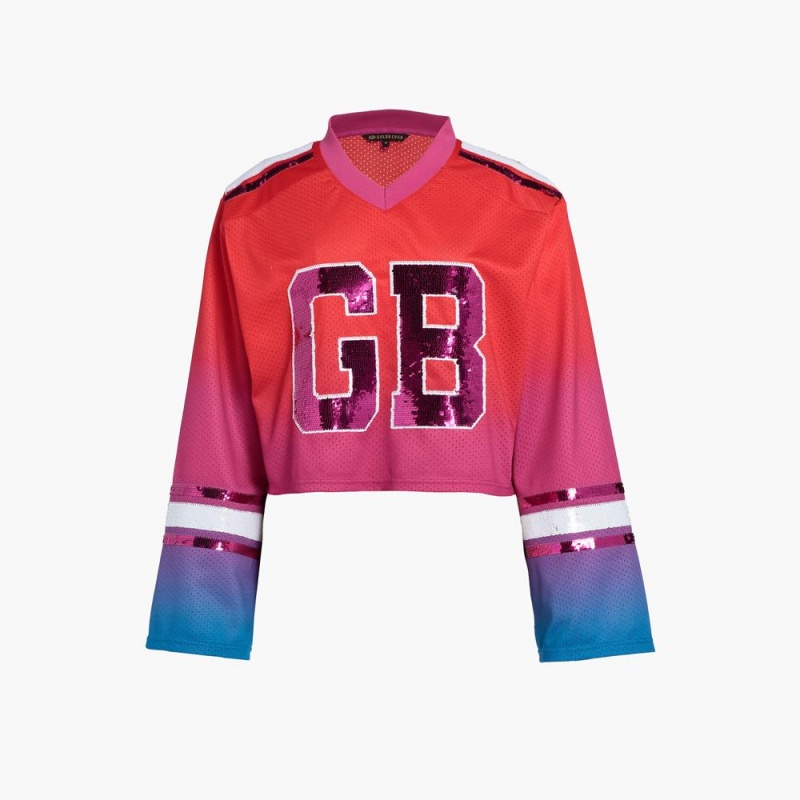 Ski Tops Goldbergh FLOW long sleeve Červené | 106278-BGI