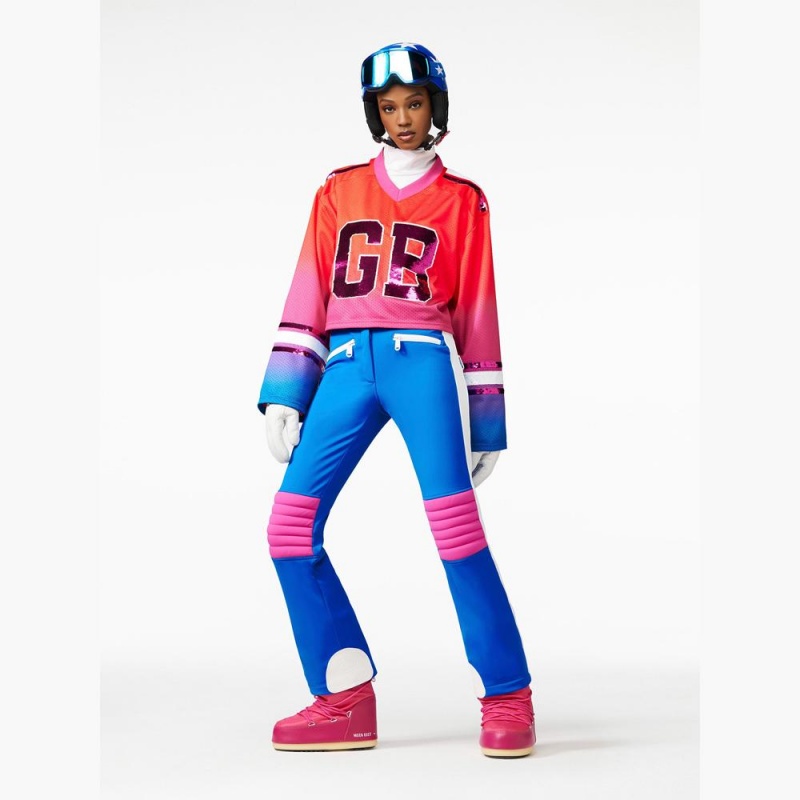 Ski Tops Goldbergh FLOW long sleeve Červené | 106278-BGI