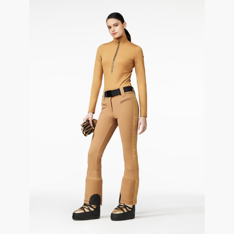 Ski Tops Goldbergh POPPY ski body Hnede | 319025-ENZ