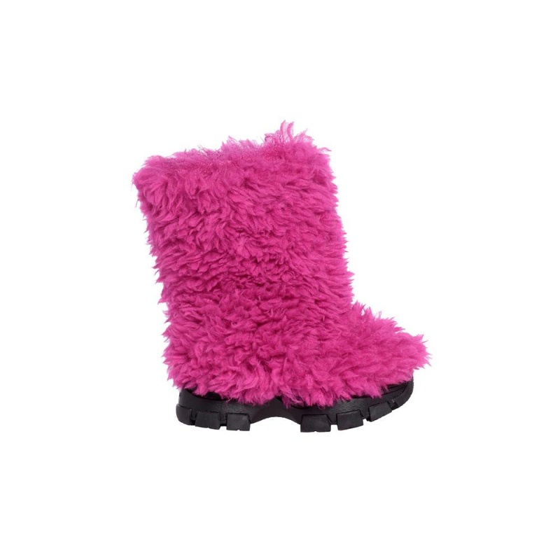 Snehule Goldbergh BUSHY snowboot faux fur Ruzove | 405218-TFA