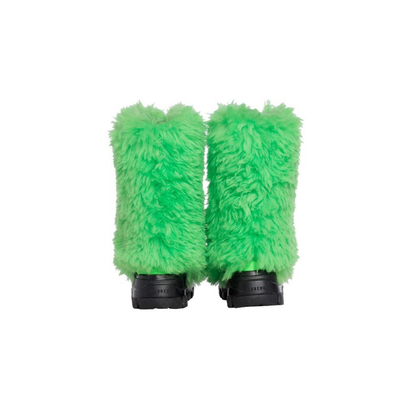 Snehule Goldbergh BUSHY snowboot faux fur Zelene | 039145-PKV