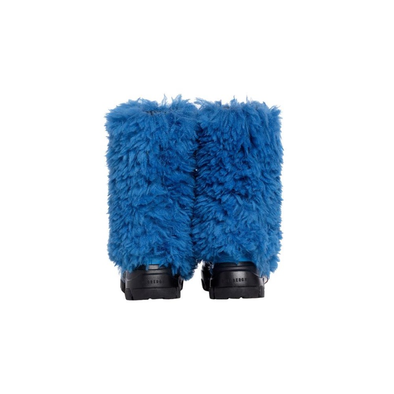 Snehule Goldbergh BUSHY snowboot faux fur Modre | 348952-DXA