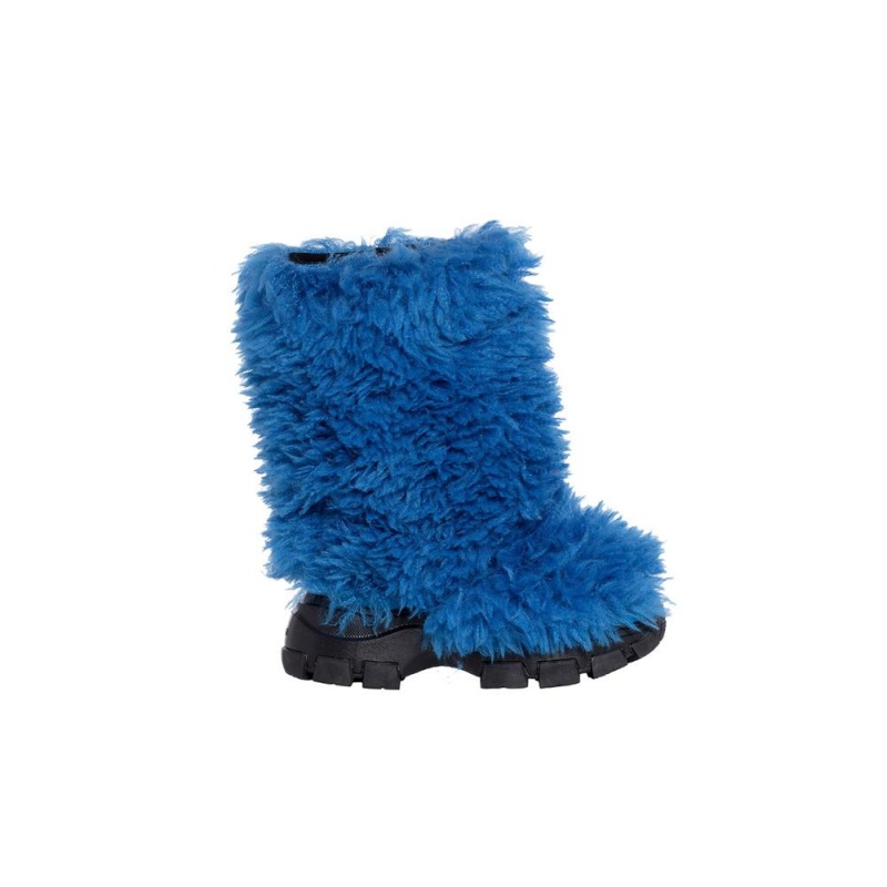 Snehule Goldbergh BUSHY snowboot faux fur Modre | 348952-DXA