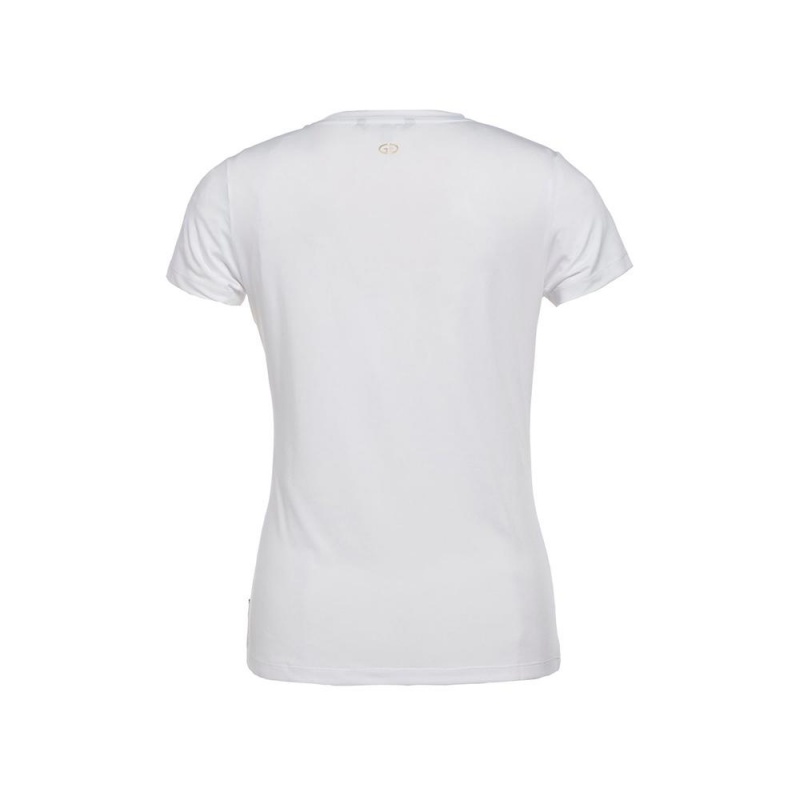 Tricko Goldbergh AVERY short sleeve Biele | 459031-ZHA