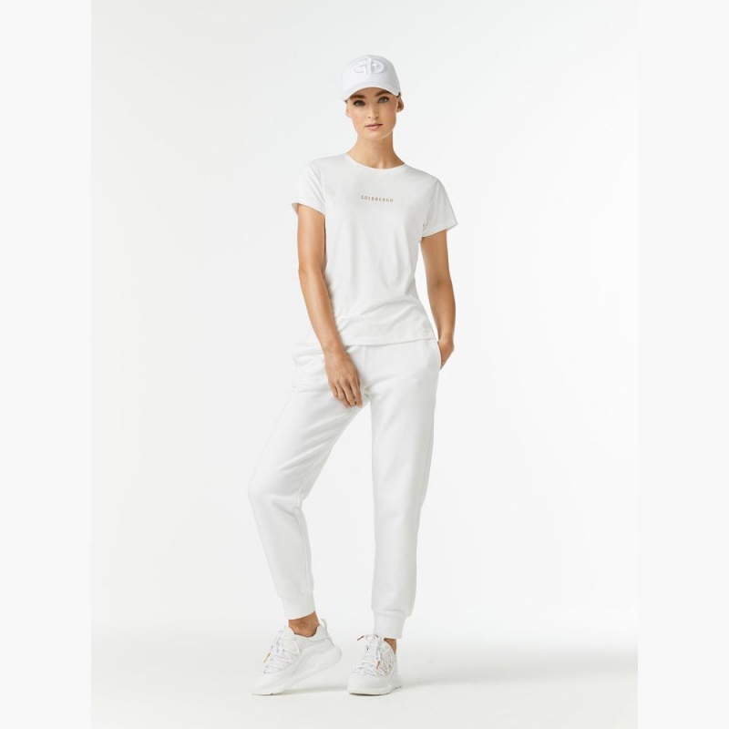 Tricko Goldbergh AVERY short sleeve Biele | 459031-ZHA