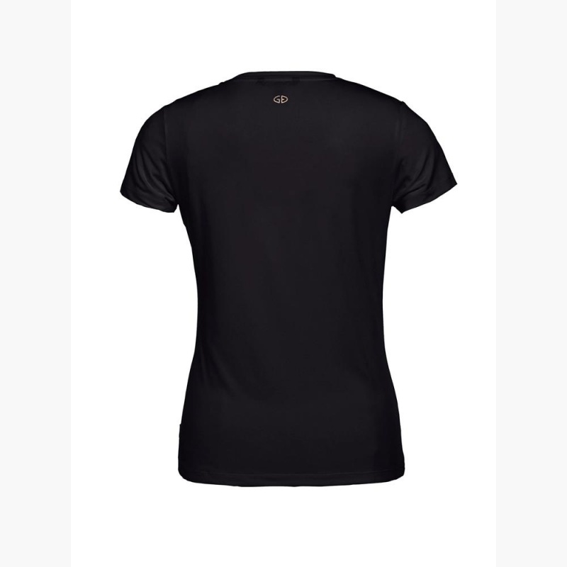 Tricko Goldbergh AVERY short sleeve Čierne | 075263-GKM