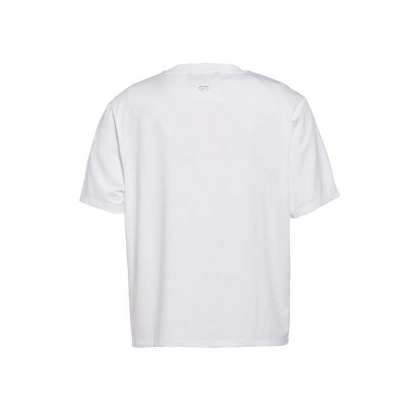 Tricko Goldbergh BOXY short sleeve Biele | 401962-TRJ