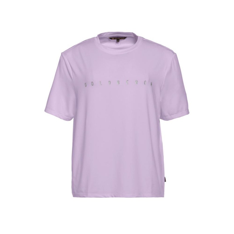 Tricko Goldbergh BOXY short sleeve Nachový | 284015-CWN