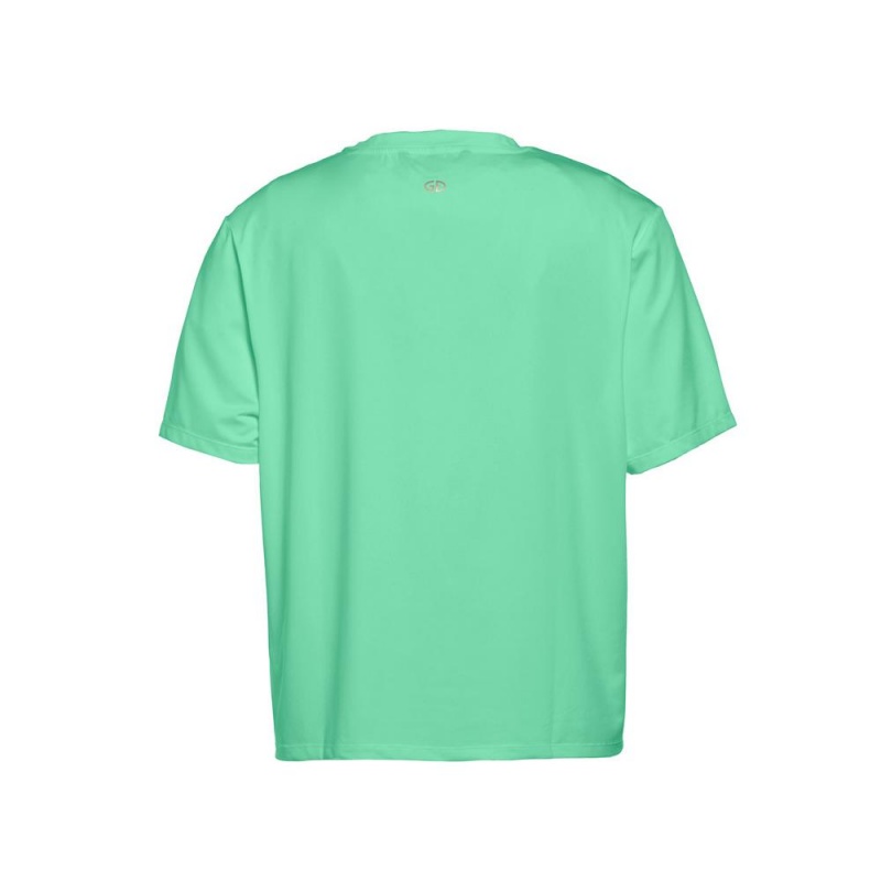 Tricko Goldbergh BOXY short sleeve Zelene | 018364-PSI