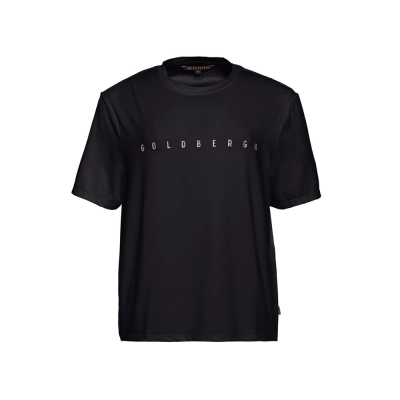 Tricko Goldbergh BOXY short sleeve Čierne | 453087-EZB