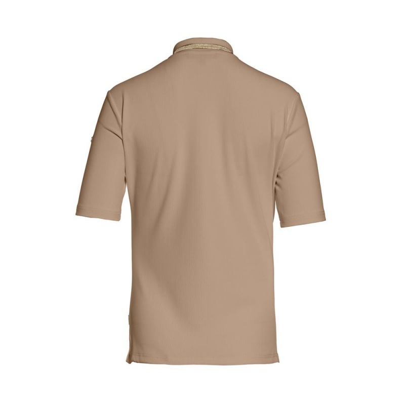Tricko Goldbergh CASSIA short sleeve Hnede | 659731-JWG