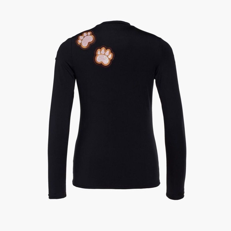 Tricko Goldbergh GOLDBEARGH long sleeve Čierne | 163278-WBV