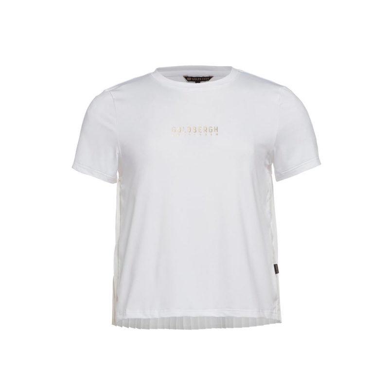 Tricko Goldbergh GROOVE short sleeve Biele | 375986-WOS