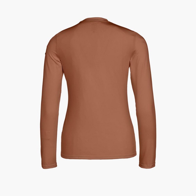 Tricko Goldbergh HOMEBASE long sleeve Béžové | 920463-SXC