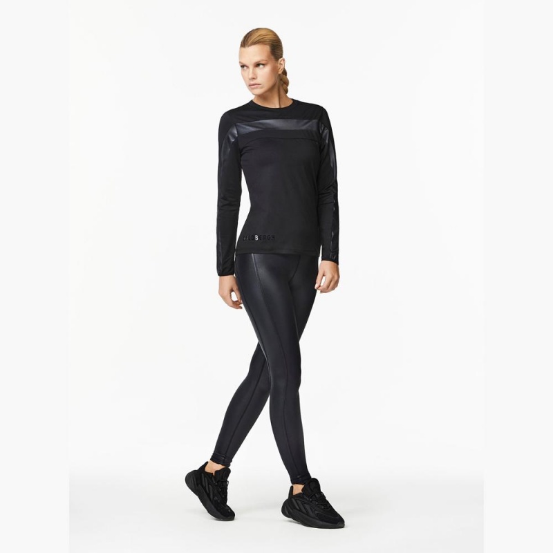 Tricko Goldbergh Jazz Longsleeve Čierne | 364071-MYI