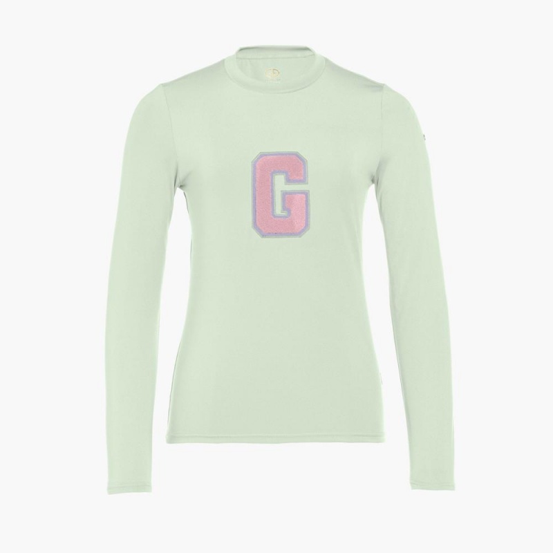 Tricko Goldbergh SUPER G long sleeve Mätové | 398567-AMQ